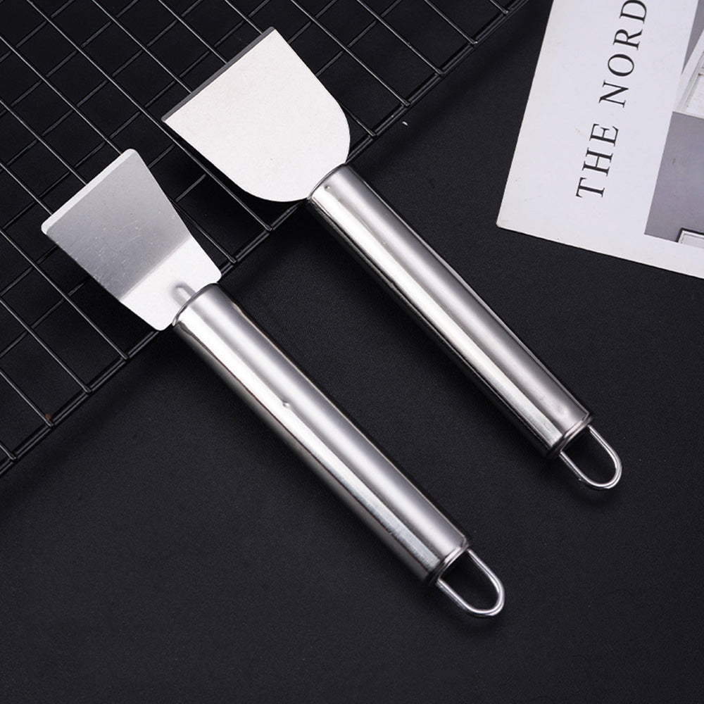 3 Piece Stainless Steel Ice Scraper Kit for Freezer Kitchen Grease Adhesive