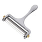 2Pcs Adjustable Thickness Cheese Slicer with 2 Replacement Stainless Steel Cutting Wires