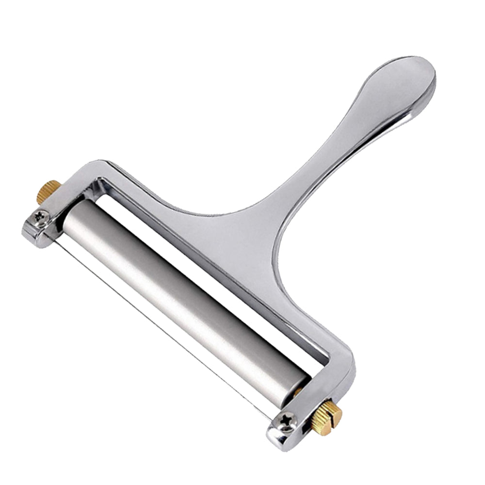 2Pcs Adjustable Thickness Cheese Slicer with 2 Replacement Stainless Steel Cutting Wires