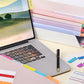 Colored Sticky Index Tabs Page Markers for Books Binders and Notebooks