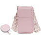 PU Leather Cell Phone Purse Small Crossbody Bags With Credit Card Slot