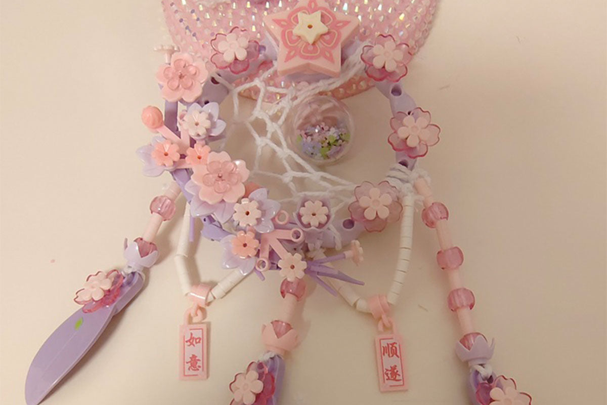 DIY Dream Catcher Building Block Kit Hanging Ornament Compatible with LEGO