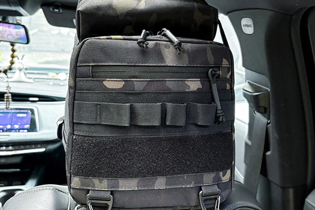 Car Headrest Storage Bag Multi-Pocket Car Seat Back Organizer Auto Storage Pouch