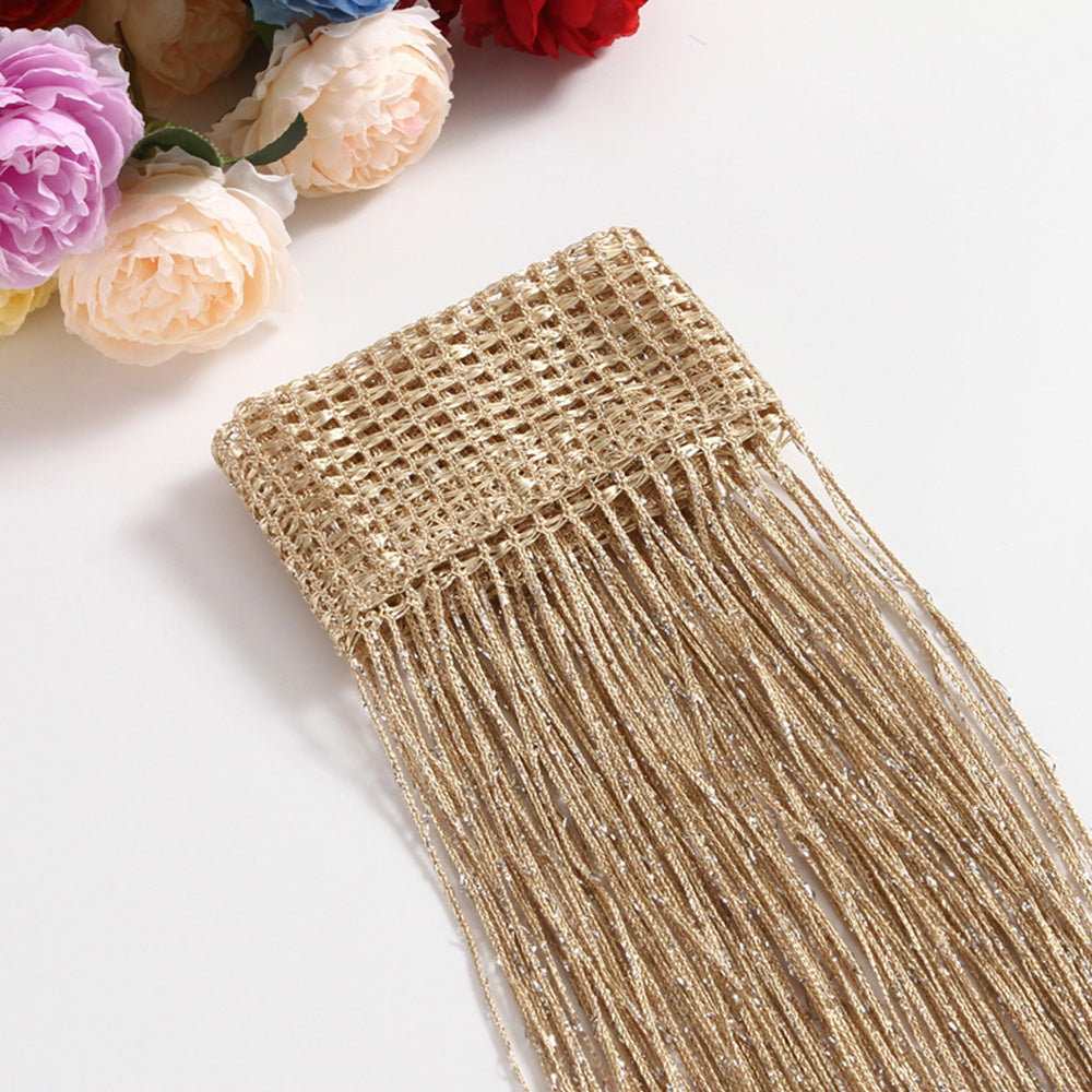 100x200cm Shimmer Tassel String Door and Window Divider Curtain