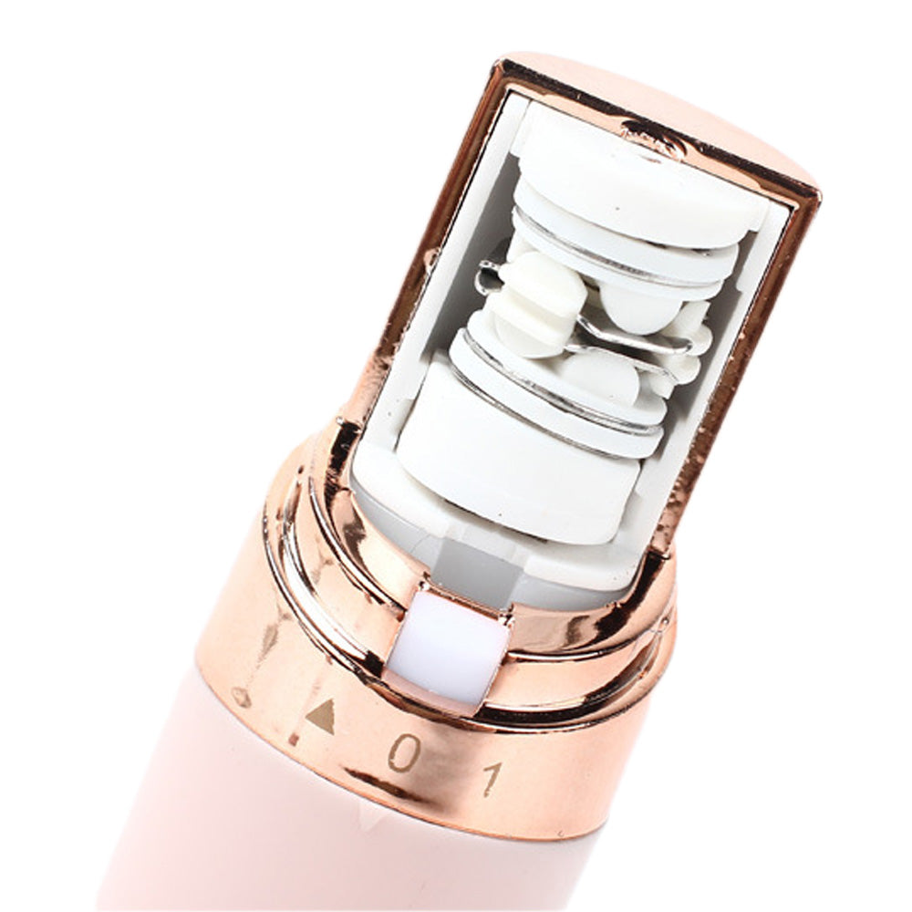 Electric Hair Epilator USB Rechargeable Hair Removal Lipstick Style Hair Remover