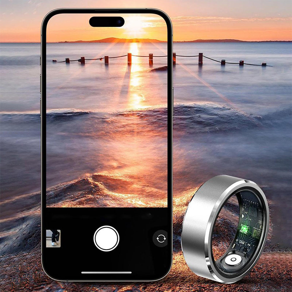 Gesture Control Smart Ring Waterproof Health Tracker