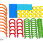 142Pcs Wooden Pattern Blocks Set with Sticks and Rings Brain Teaser Toys