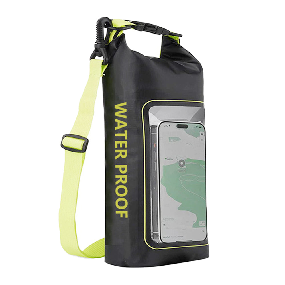 Waterproof Dry Bag Roll Top Crossbody Shoulder Bag with Phone Pouch