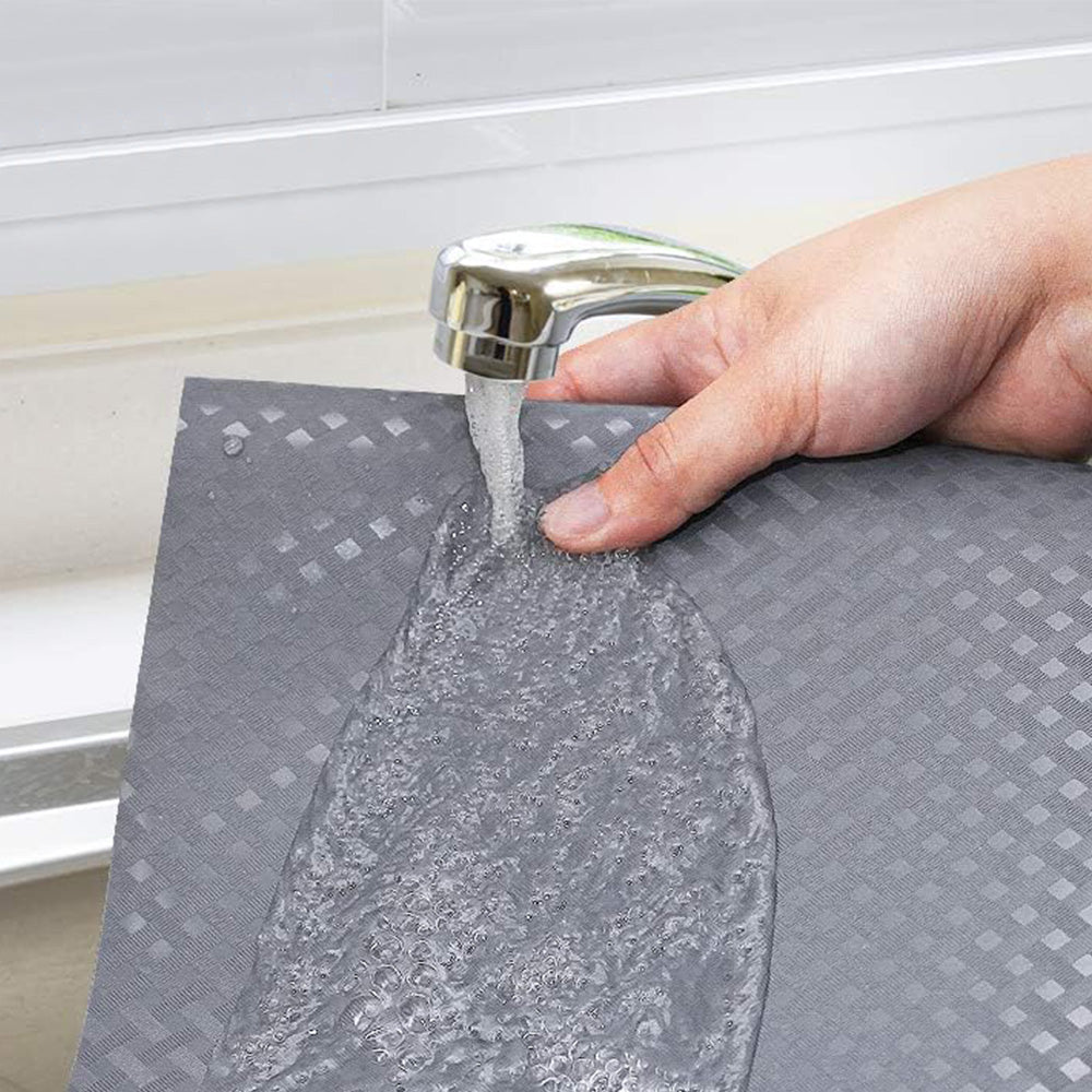 Shelf Liner for Kitchen Cabinets Refrigerator Liner Waterproof Kitchen Cupboard Liner