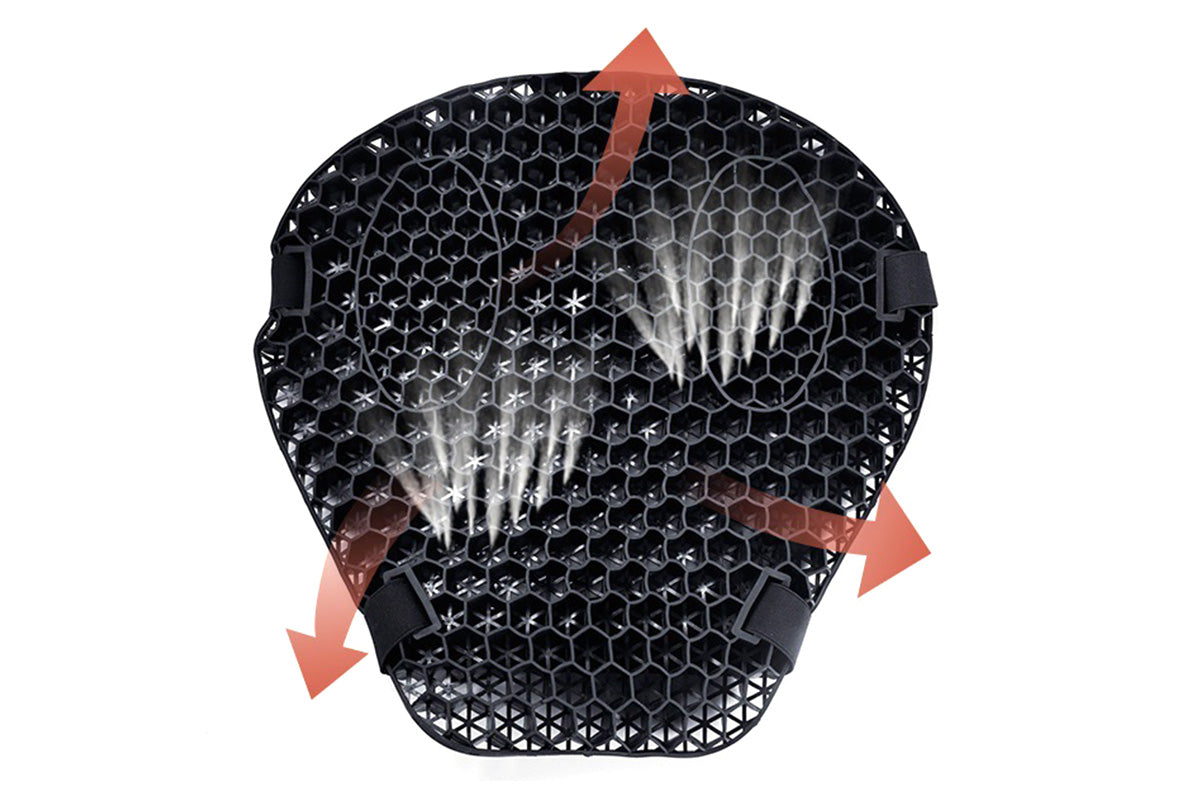 Motorcycle Gel Seat Cushion for Long Rides