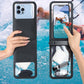 9.5 inch Double Space Water-Resistant Phone Pouch with Lanyard Underwater Seal Case Dry Bag