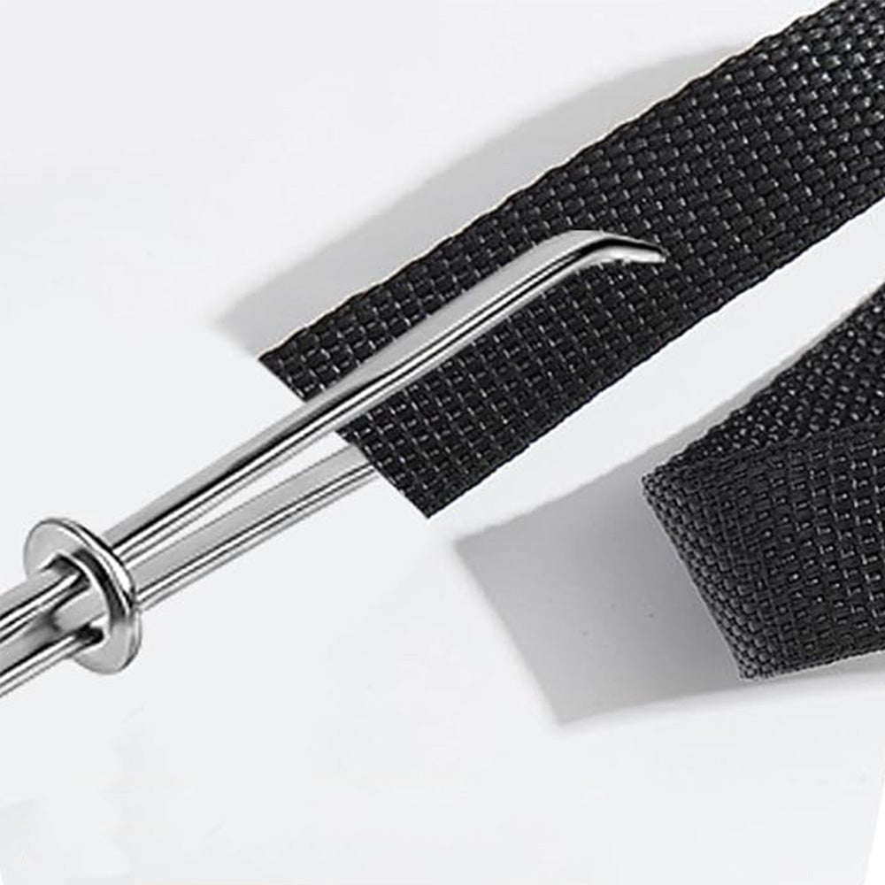 4 Piece Stainless Steel Drawstring Threader Tool Set for Clothing Bags