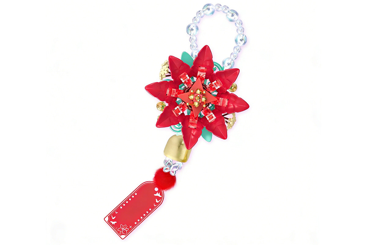 DIY Building Block Wind Chime Kit Hanging Ornament Compatible with LEGO