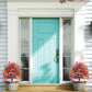 Artificial Daisies Potted Plant UV Resistant Fake Flowers for Outdoor Garden Porch