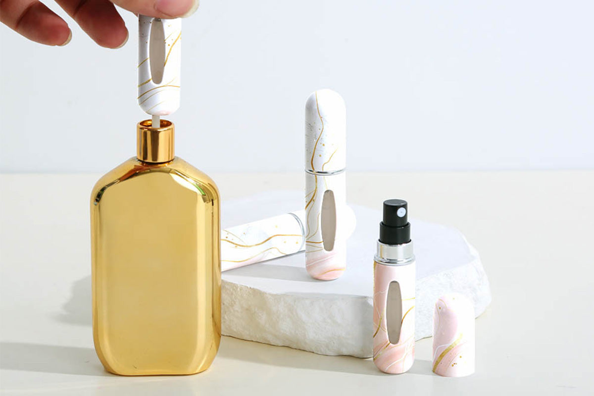 3pcs 5ml Mini Perfume Bottle Portable Travel Spray Atomizer
