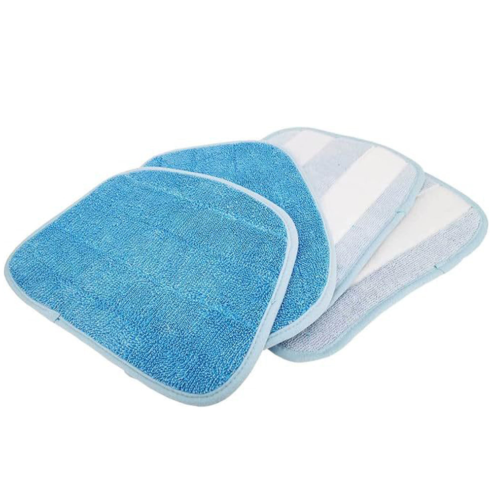 2X 3 Washable Steam Mop Pads Compatible with Euroflex Monster Floor Steamer