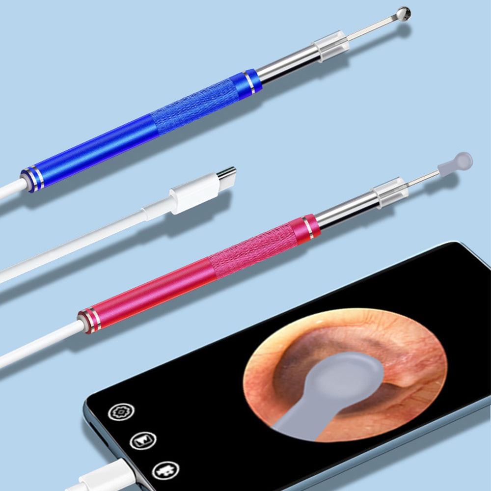 Ear Wax Removal Endoscope Earwax Remover Tool Ear Camera Ear Otoscope with 6 LED Lights