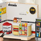 DIY Miniature Dollhouse Kit 3D Puzzle Dollhouse Toy with Dust Cover and Light