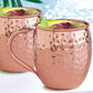 Copper Moscow Mule Mug 530ml Hammered Cocktail Beer Mug Bar Drinkware