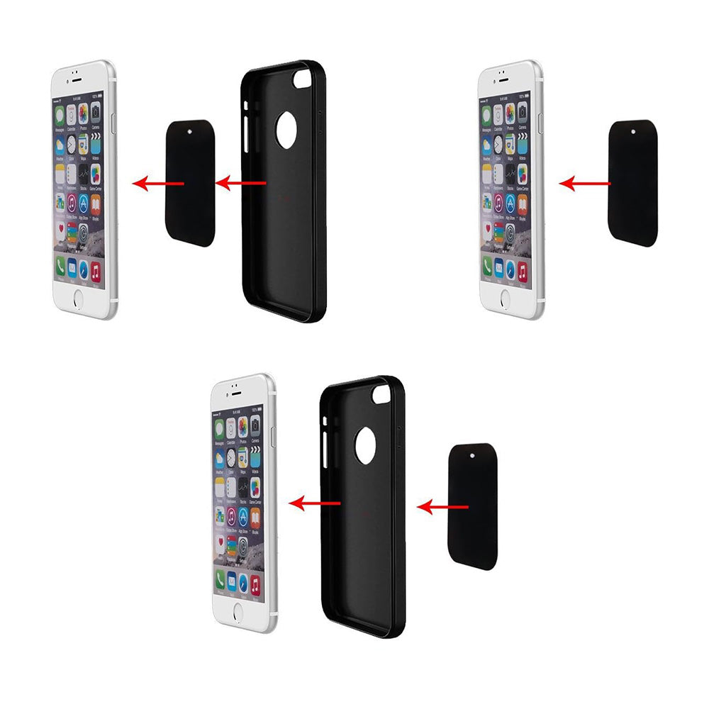 10 Pack Attraction Piece Phone Mount Metal Plates Adhesive Car Holder