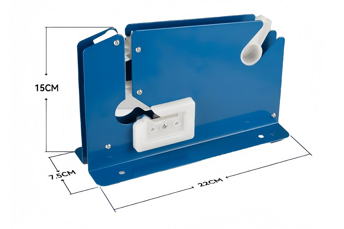 Plastic Bag Neck Sealer Sealing Dispenser With 24 Roll Tapes