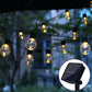 Retro Solar String Lights Garden Outdoor Light