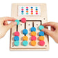 Color Matching Puzzle Toys Montessori Brain Teasers Board Game For Little Ones