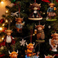 2D Highland Cow Advent Calendar 24 Days Christmas Countdown Calendar for Xmas Tree