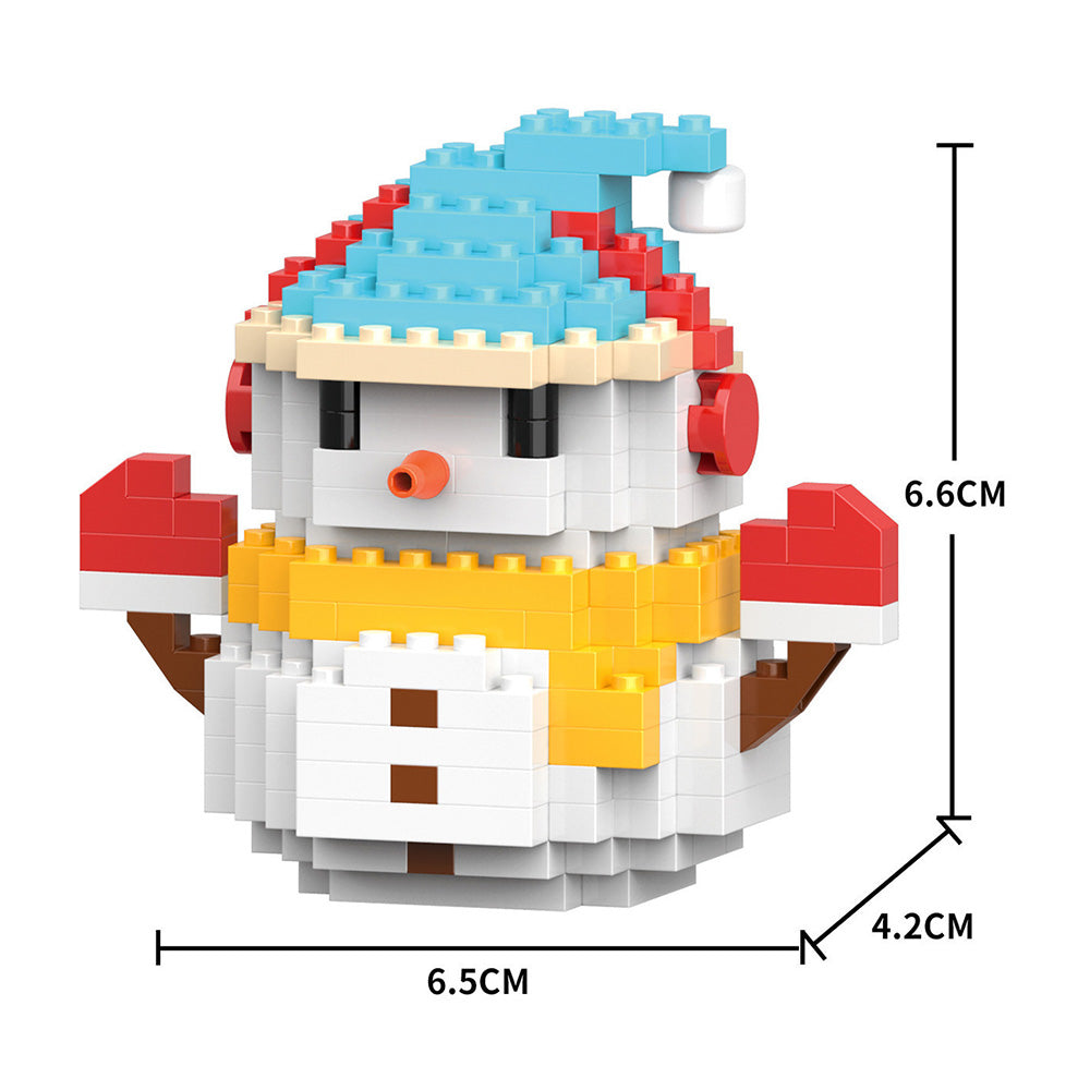 Christmas Building Blocks Set Xmas Building Figures DIY Stocking Stuffers