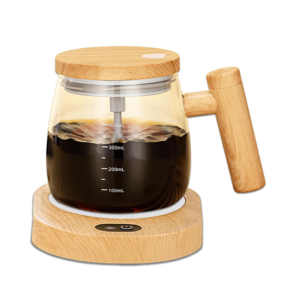 400ML Electric Self-Stirring Coffee Mug with Constant Temperature Coaster