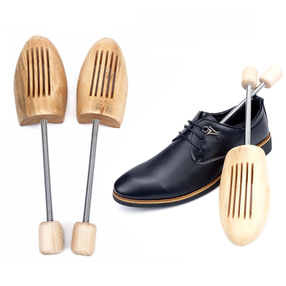 1 Pair Adjustable Engineered Wood Shoe Stretchers Shoe Trees for Men Women