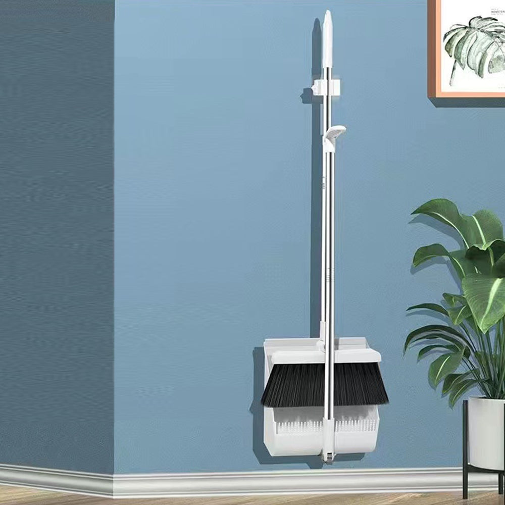 180 Degree Rotatable Broom with Foldable Standing Dustpan
