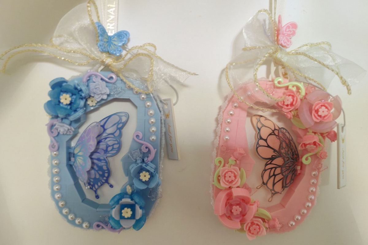 Butterfly Building Block Set DIY Building Bricks Toy Home Decor Hanging Ornament