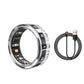 Smart Fitness Ring Health Rings Fitness Tracker Ring with Heart Rate Sleep Monitoring-Silver