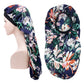 Extra Long Satin Sleep Bonnet For Women Soft Elastic Band Silky Cap