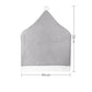 4Pcs Grey Santa Hat Chair Covers Non-Woven Christmas Decorations