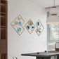 3Pcs Metal Leaf Wall Art Ornaments Ginkgo Leaf Wall Hanging
