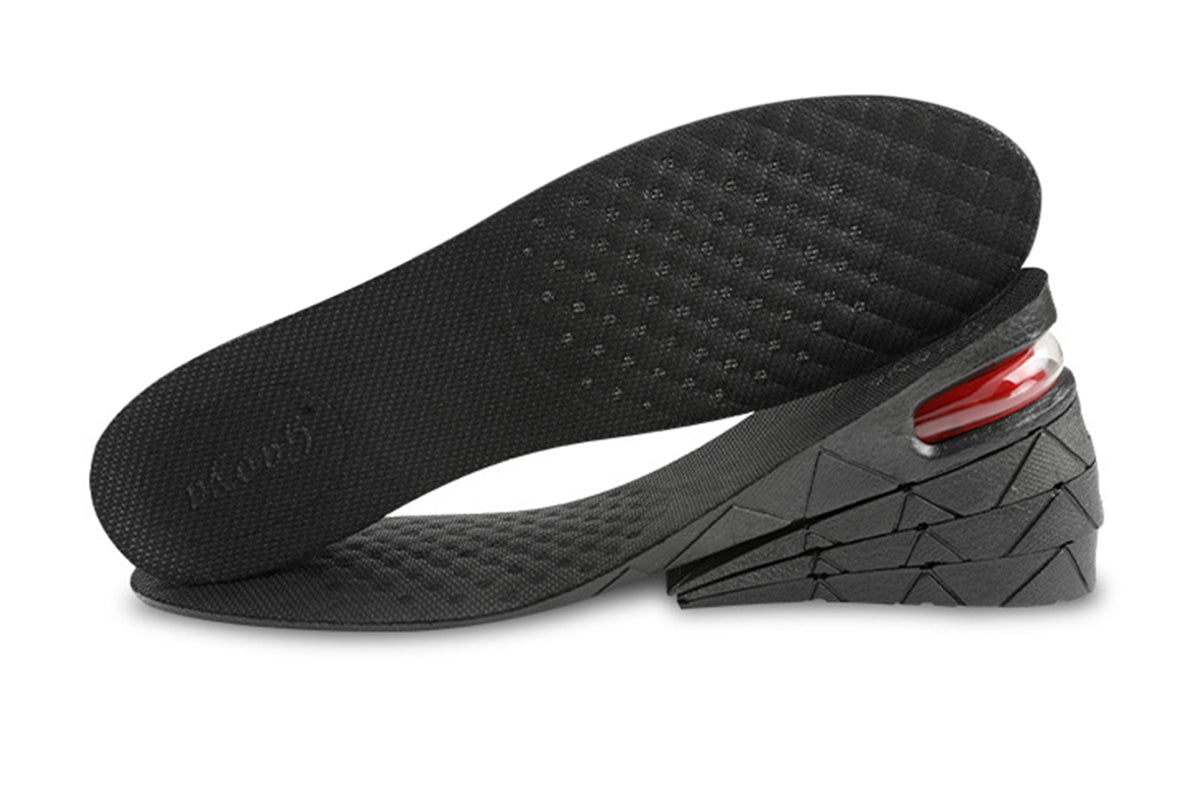 1 Pair 4-Layer Heel Insert Height Increase Insoles Air Taller Cushion Insoles