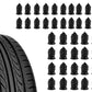 41PCS Tire Repair Rubber Studs Vacuum Tyre Repair Nail Set For Car