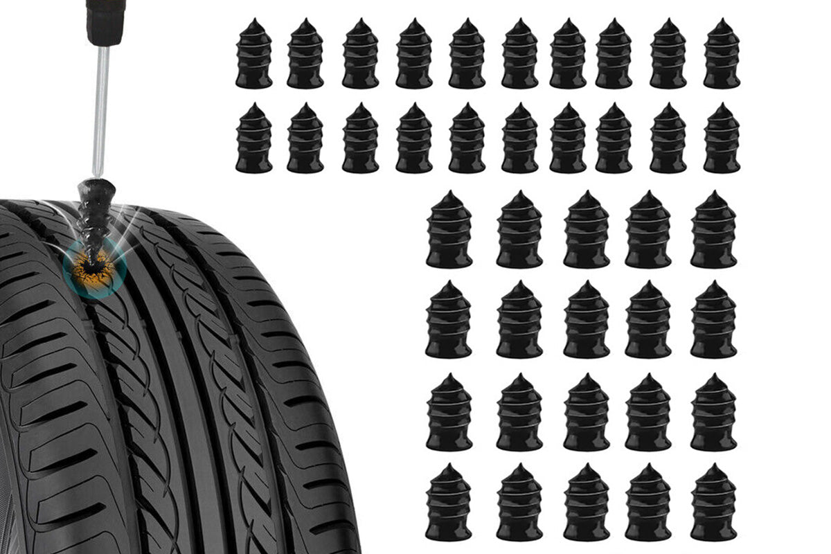 41PCS Tire Repair Rubber Studs Vacuum Tyre Repair Nail Set For Car