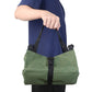 Roll Up Tool Bag Wrench Pouch Oxford Canvas Tool Organizer with 5 Zippered Pockets