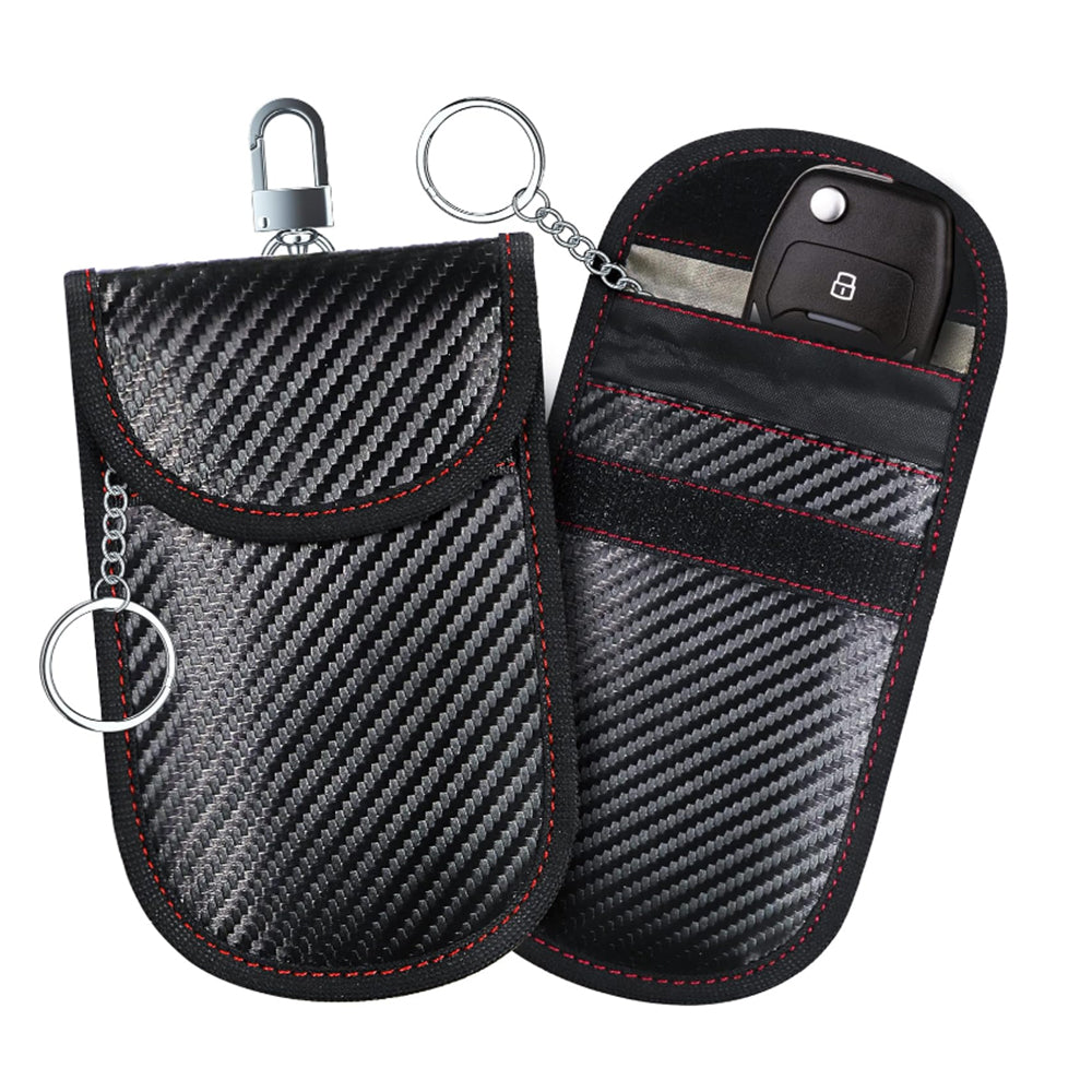2Pcs RFID Blocking Faraday keyFob Storage Bags