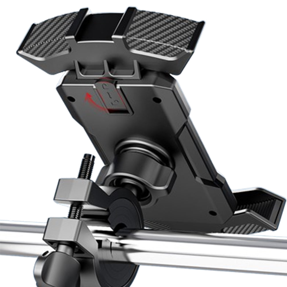 Mobile Phone Mount Holder with Handlebar Clamp for Motorcycle Bicycle