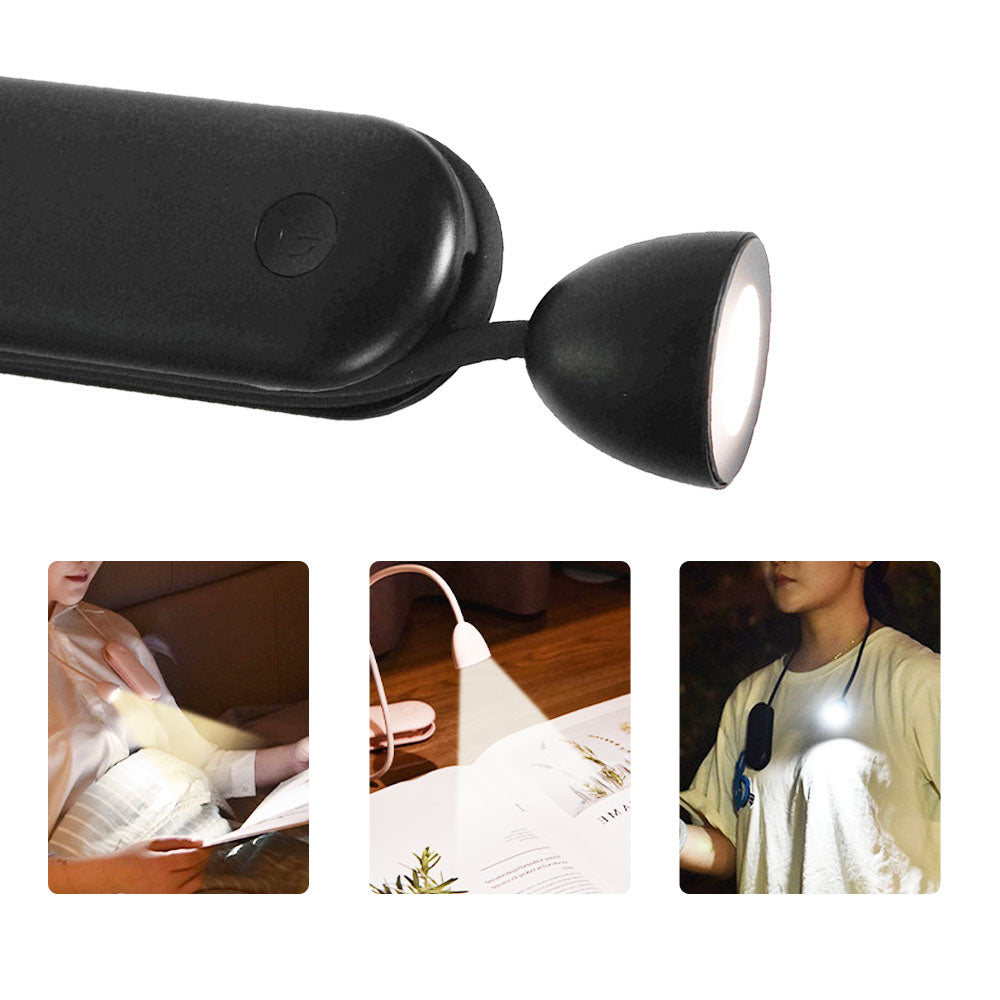 3-in-1 Book Light Reading Light Foldable Book Lamp with Flexible Neck