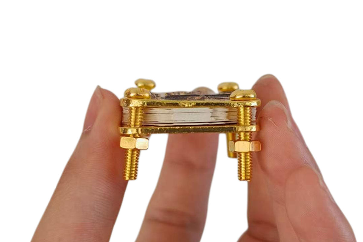 2Pcs Mini Flower Press Portable DIY Plant Dry Flower Pressing Machine with 20 Paper Sheets