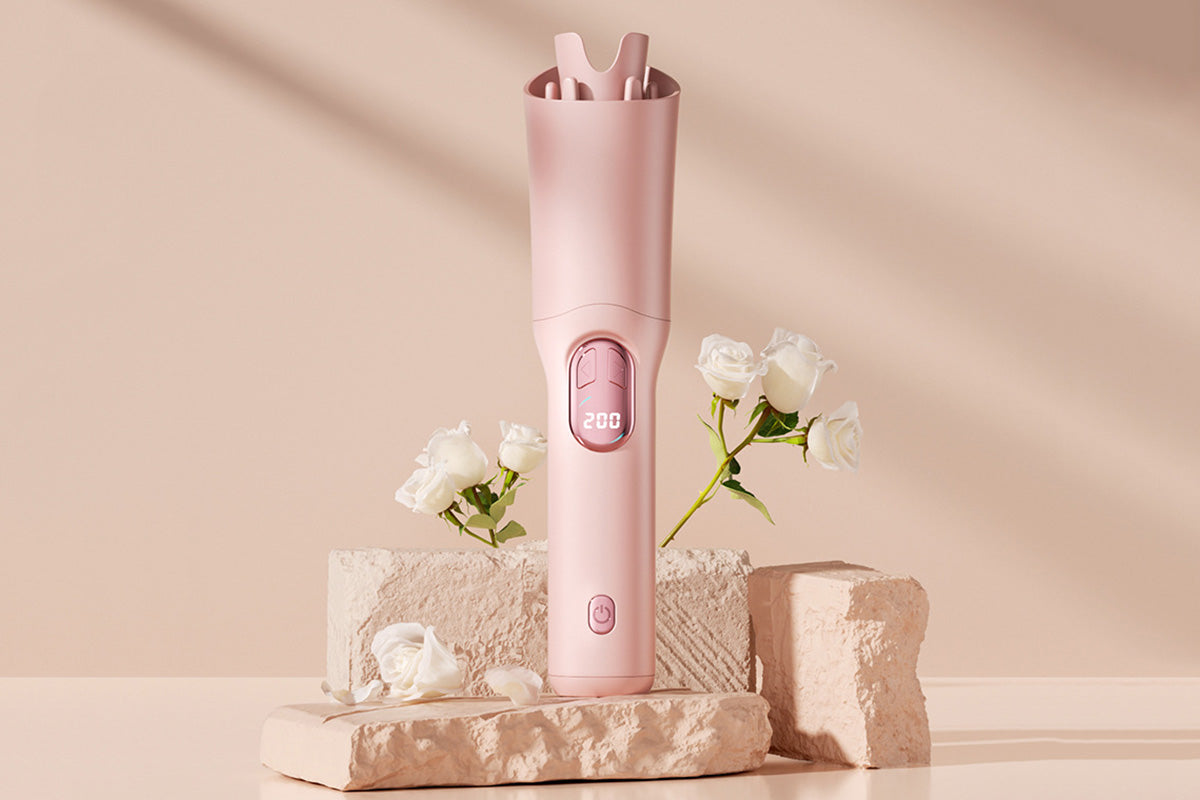 Automatic Curling Iron with 3 Temperatures Curling Iron 2-Way Rotation for Hair Styling