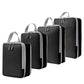 4Pcs Travel Storage Compression Luggage Bags Packing Cube Organizer