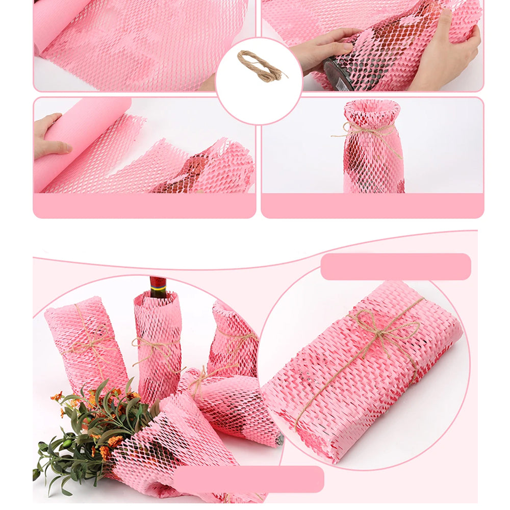Honeycomb Anti-Collision Packing Paper