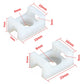 500 PCS Cable Tie Base Nylon Saddle Mount for Wire Management-White