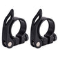 2 PCS Bike Seat Post Clamps for Mountain Road and Folding Bikes